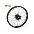 Roue arrière complète haan wheels 19x2,15x36t jante noir/moyeu noir/rayons argent/têtes de rayons argent 1076102004