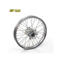 Roue arrière complète haan wheels 18x2,15x36t jante argent/moyeu argent/rayons argent/têtes de rayons argent