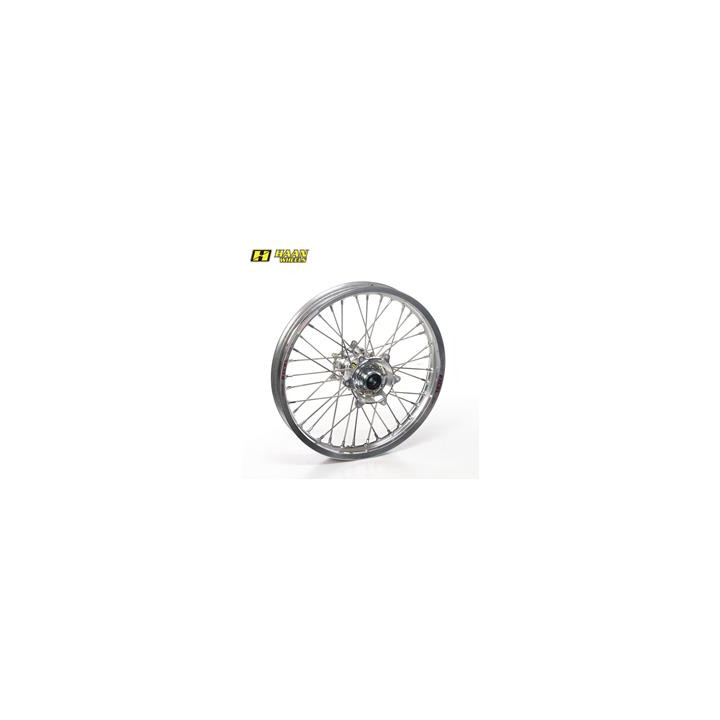 Roue arrière complète haan wheels 18x2,15x36t jante argent/moyeu argent/rayons argent/têtes de rayons argent