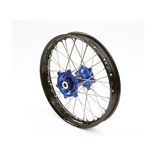 Roue arrière complète ART 18x2,15x36t jante noir/moyeu bleu/rayons argent/têtes de rayons argent 1075977001
