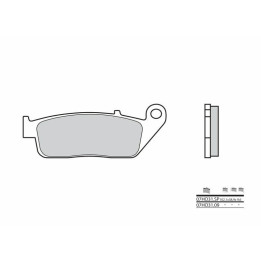 Plaquettes de frein Brembo route métal fritté - 07HO31SP