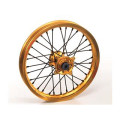Roue arrière complète haan wheels 17x4,50x36t jante or/moyeu or/rayons noir/têtes de rayons noir