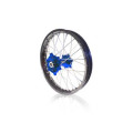 Kit roues complètes avant + arrière ART mx 21x1,60/19x2,15 jante noir/moyeu bleu Yamaha 3033510