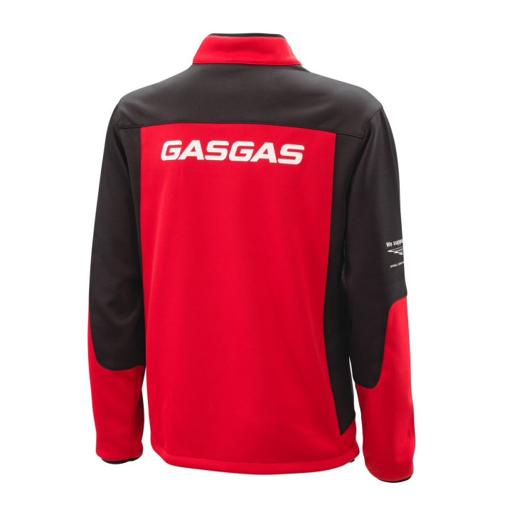 Veste softshell Gas Gas réplica team officiel | Oxmoto