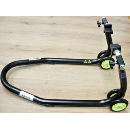 Béquille de stand avant Bihr Home Track supports en ''T'' radial noir mat