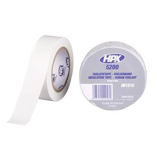Ruban adhésif isolant HPX blanc 19mm x 10M | Oxmoto