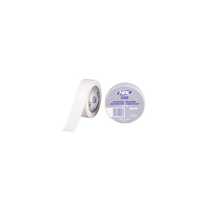Ruban adhésif isolant HPX blanc 19mm x 10M | Oxmoto