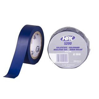 Ruban adhésif isolant HPX bleu 19mm x 10M | Oxmoto