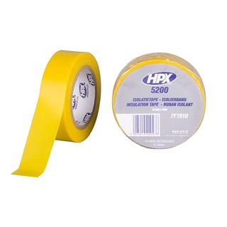 Ruban adhésif isolant HPX jaune 19mm x 10M | Oxmoto