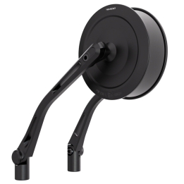 Rétroviseur de guidon Highsider pro Montana-Slim – noir mat – la paire