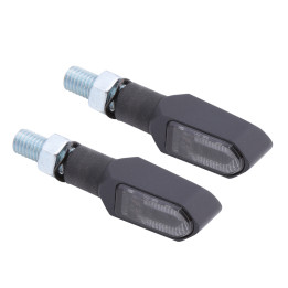 Feu arrière/clignotant LED Highsider smart Namiko-TS 3en1 homologué - verre fumé - la paire