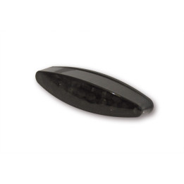 Feu arrière LED Highsider pro - Little Number1 - noir/fumé - avec éclairage de plaque - 1 pièce