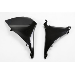 Caches boîte à air UFO noir KTM 1087365002 | Oxmoto