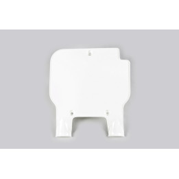 Plaque numéro frontale UFO blanc Kawasaki KA03701#047
