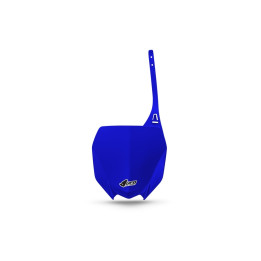 Plaque numéro frontale UFO bleu Yamaha YZ450F | Oxmoto
