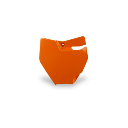 Plaque numéro frontale UFO orange KTM SX65 | Oxmoto