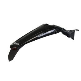 Garde-boue arrière + support de plaque avec feu UFO noir Yamaha WR450F