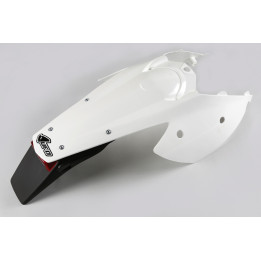 Garde-boue arrière + support de plaque avec feu UFO blanc KTM KT03081#047