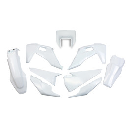 Kit plastiques UFO blanc Husqvarna FE/TE | Oxmoto