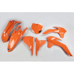 Kit plastique UFO orange KTM KTKIT515@127 | Oxmoto