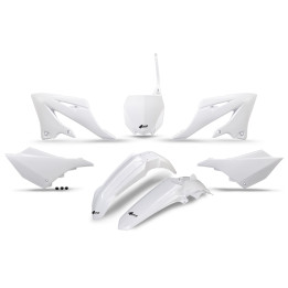 Kit plastiques UFO - blanc Yamaha YZ125/250 | Oxmoto