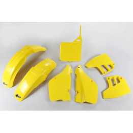 Kit plastique UFO couleur origine jaune Suzuki RM250