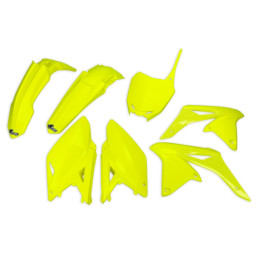 Kit plastique UFO jaune fluo Suzuki RM-Z250 | Oxmoto