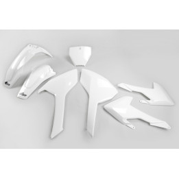 Kit plastique UFO blanc Husqvarna | Oxmoto