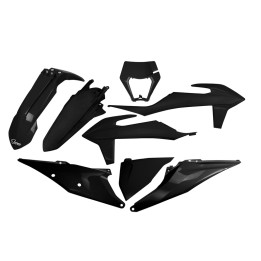 Kit plastiques UFO noir KTM EXC/EXC-F | Oxmoto