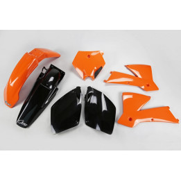 Kit plastique UFO couleur origine orange/noir KTM KTKIT501B@999