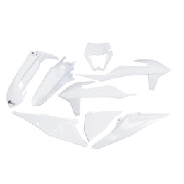 Kit plastiques UFO blanc KTM EXC/EXC-F | Oxmoto