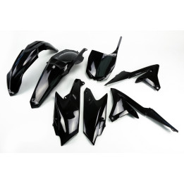 Kit plastique UFO noir Yamaha YZ250F/450F | Oxmoto