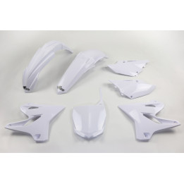 Kit plastique UFO blanc Yamaha YZ125/250 | Oxmoto