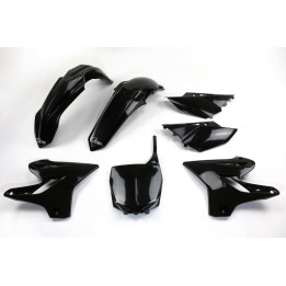 Kit plastique UFO noir Yamaha YZ125/250 | Oxmoto
