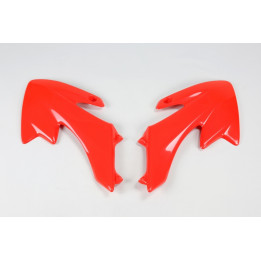 Ouïes de radiateur UFO rouge Honda CRF50F | Oxmoto