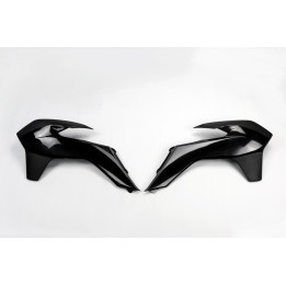 Ouïes de radiateur UFO noir KTM KT03084#001 | Oxmoto