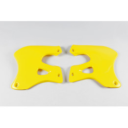 Ouïes de radiateur UFO jaune Suzuki RM125/250 SU02958#101