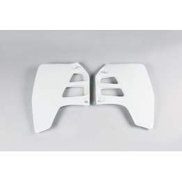 Ouïes de radiateur UFO blanc Suzuki RM125/250 | Oxmoto