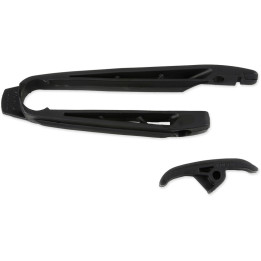 Kit patin de bras oscillant + patin de chaîne inférieur UFO noir KTM KT04035#001