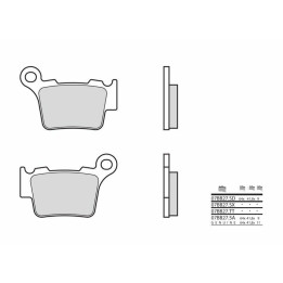 Plaquettes de frein Brembo carbone céramique - 07BB275A