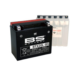 Batterie BS BATTERY sans entretien avec pack acide - BTX20L-BS