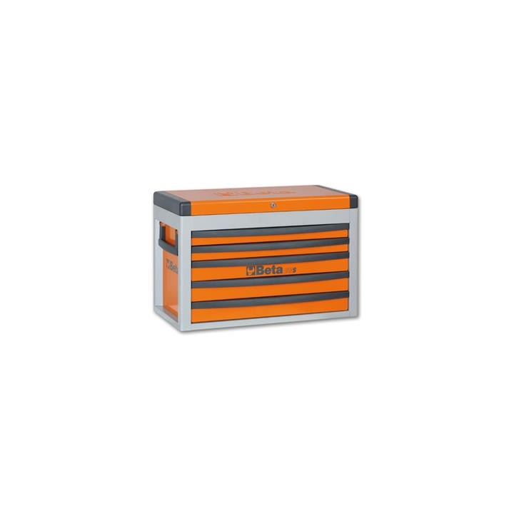 Coffre à cinq tiroirs Beta orange | Oxmoto