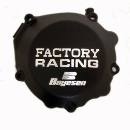 Couvercle d'allumage Boyesen Factory Racing noir | Oxmoto