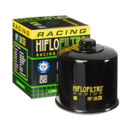 Filtre à huile Hiflofiltro Racing - HF138RC | Oxmoto