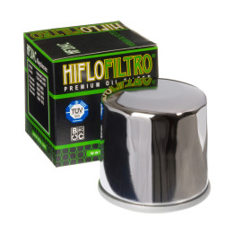 Filtre à huile Hiflofiltro Chrome - HF204C | Oxmoto