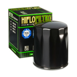 Filtre à huile Hiflofiltro Noir brillant - HF170B | Oxmoto
