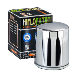 Filtre à huile Hiflofiltro Chrome - HF170C | Oxmoto