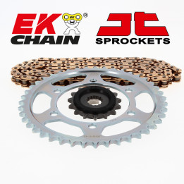 Kit chaîne EK/JT 428 DEH - 13/69-142 - Couronne acier standard