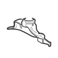 Sabot de machine à pneu FASEP plastique - roues 10'' à 21'' - SRA193.001 / SA193.001