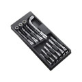 Module d'outils Expert 10 clés à pipe 6 pans - plateau plastique
